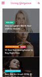 Mobile Screenshot of livinggorgeous.com